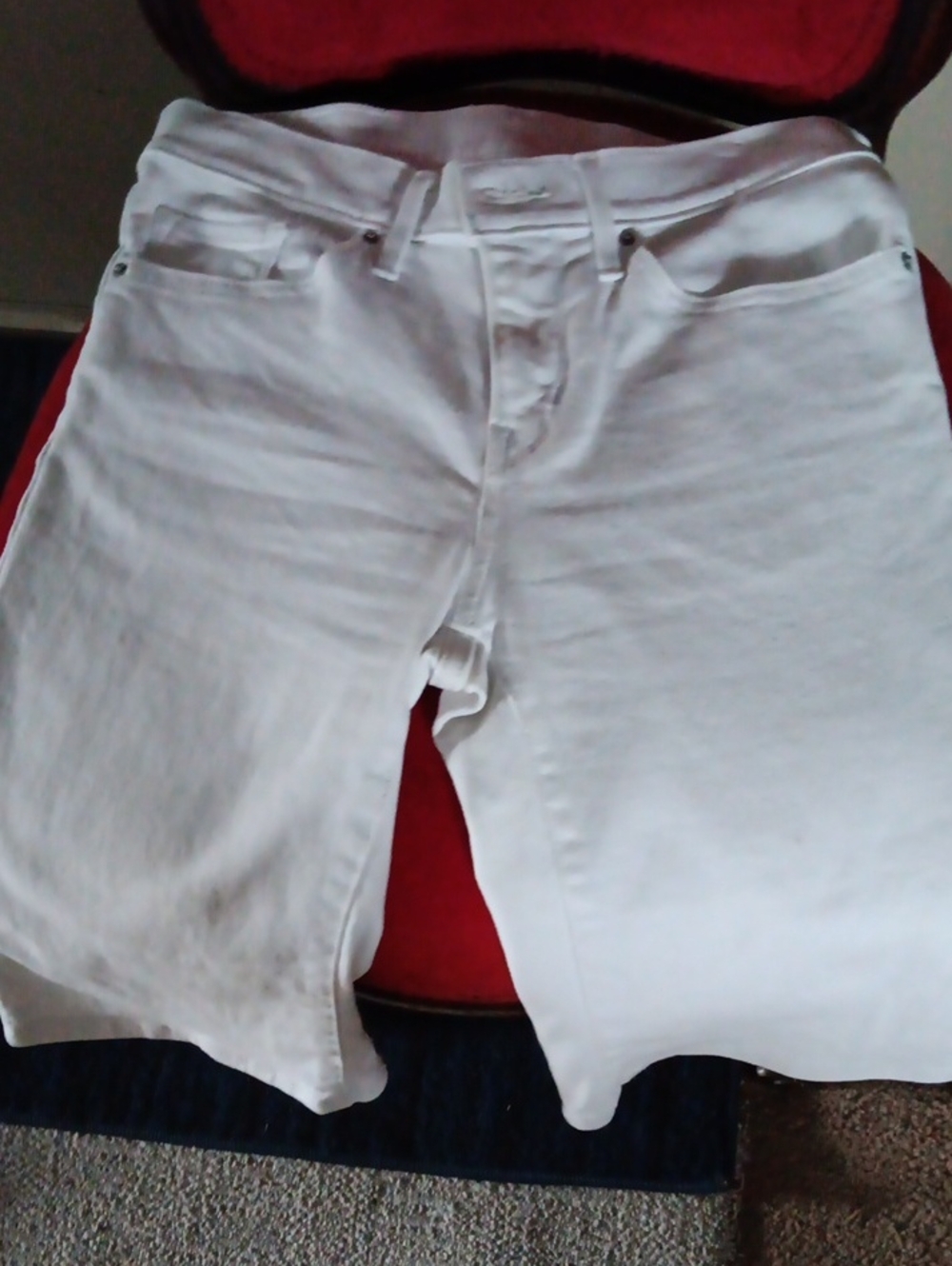 Levi's White Relaxed Women's Shorts
